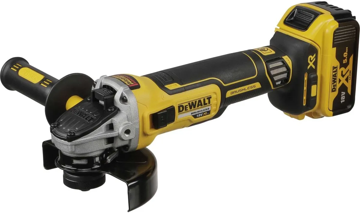 DeWalt DCG405P3 Accu Haakse Slijper 18V - 3x Accu - 125mm