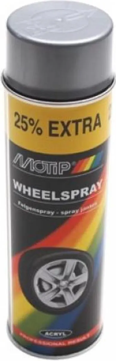 Motip Velgenlak Zilver Spuitbus 400ml