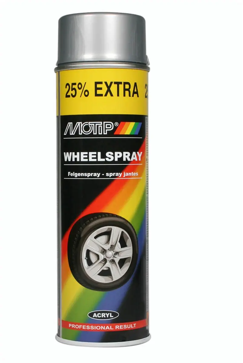 Motip Velgenlak Zilver Spuitbus 400ml