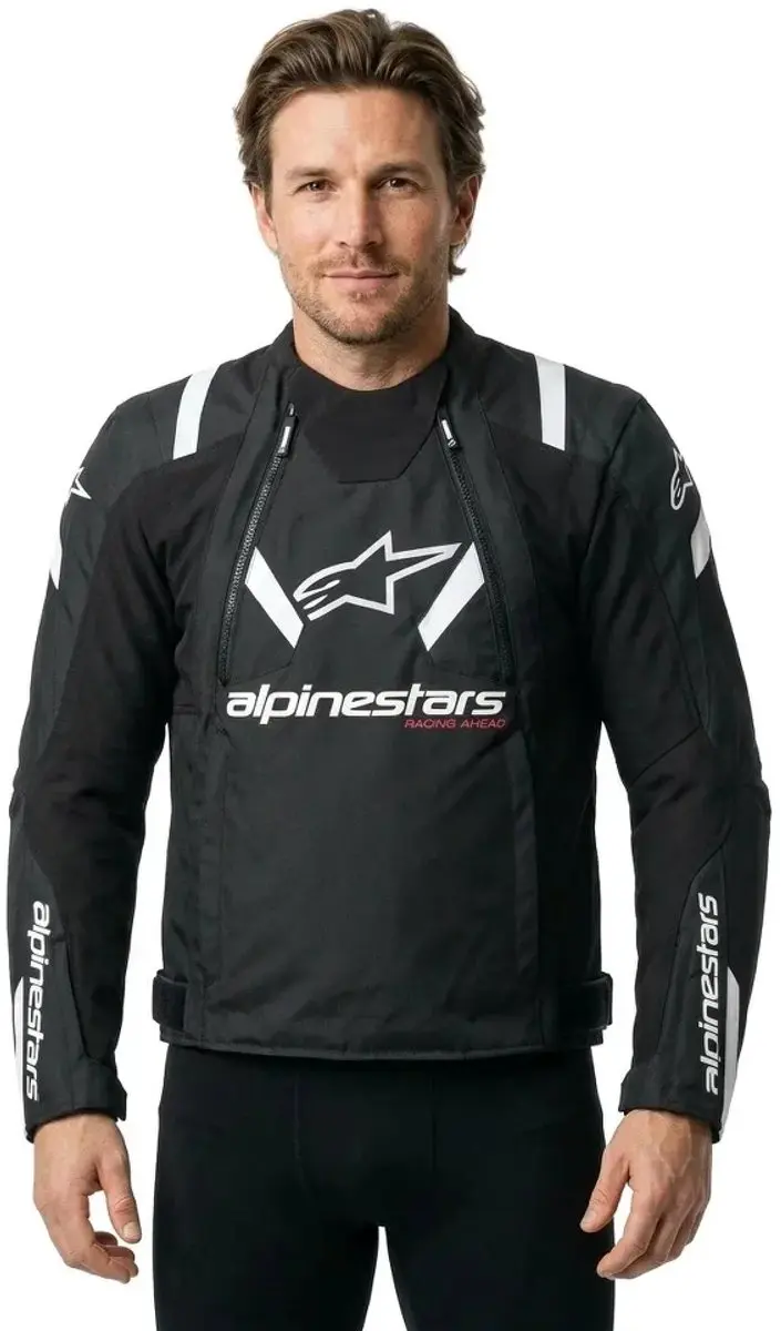 Alpinestars T-Stunt Air Motorjas 3XL - Zwart/Wit - afbeelding 6 van 6
