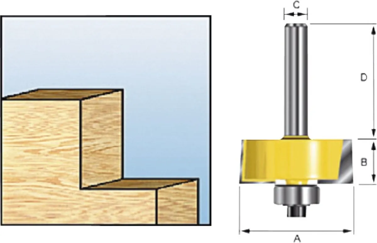Makita D-11520 Sponningfrees 8mm