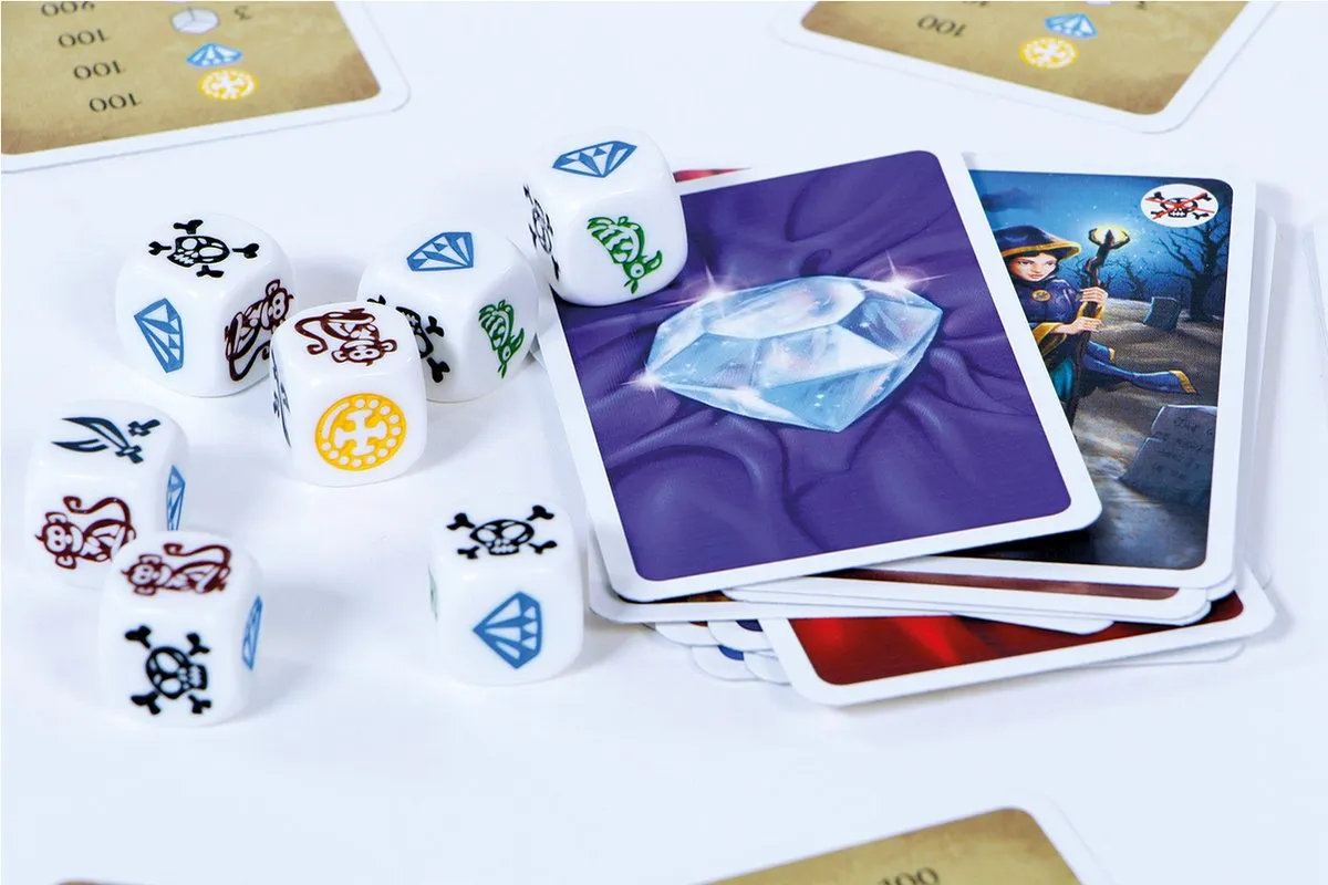 999 Games 1000 Bommen & Granaten Dobbelspel - Multikleur