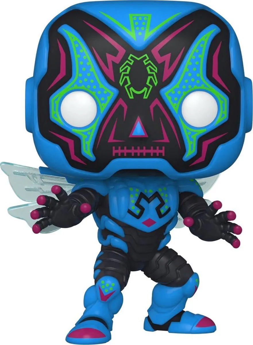 Funko Pop! DC Dia de los DC Blue Beetle - Bonte kleuren