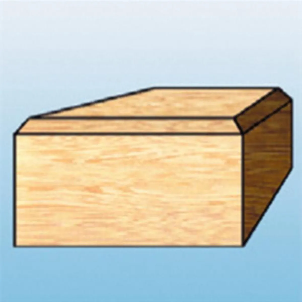 Makita D-10615 Afkantfrees 22° - Hout/Kunststof