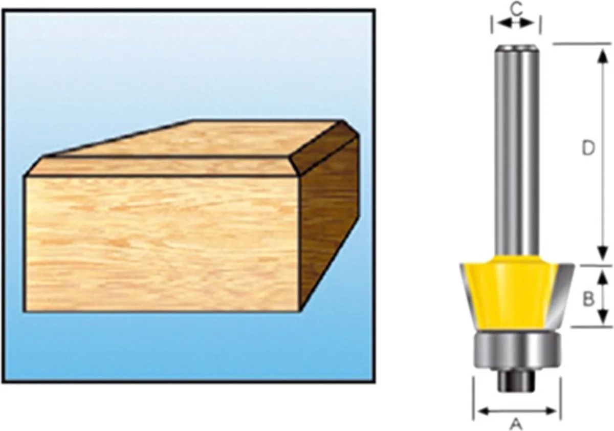 Makita D-10615 Afkantfrees 22°