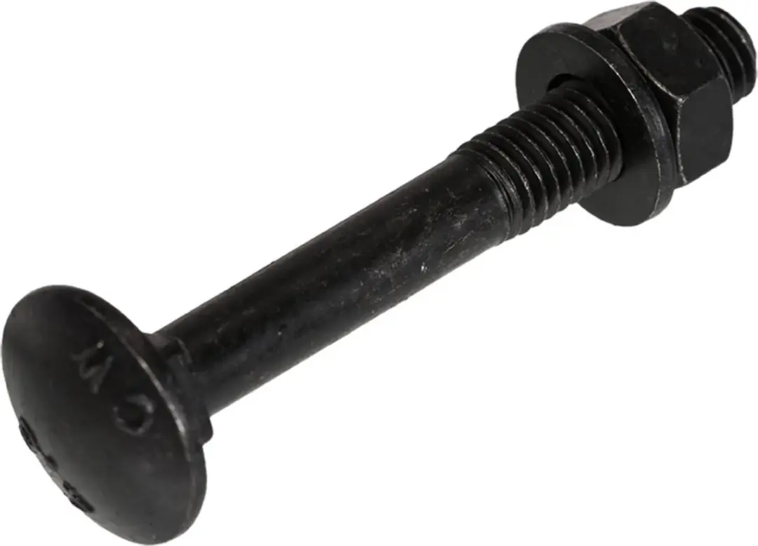 Hoenderdaal Blackline Slotbout M8x55mm Ring+Moer - 25 Stuks