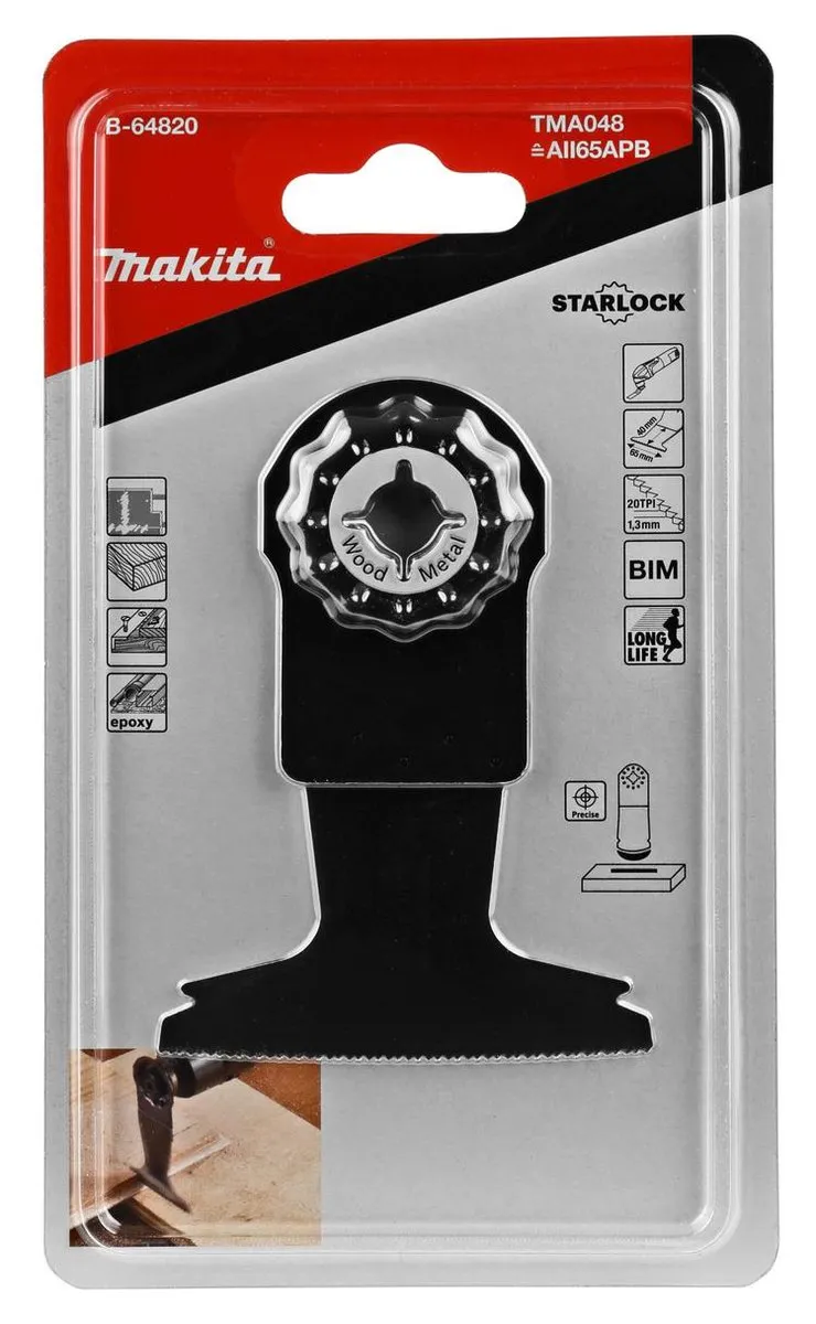 Makita TMA048 Invalzaagblad 65mm Hout & Spijkers