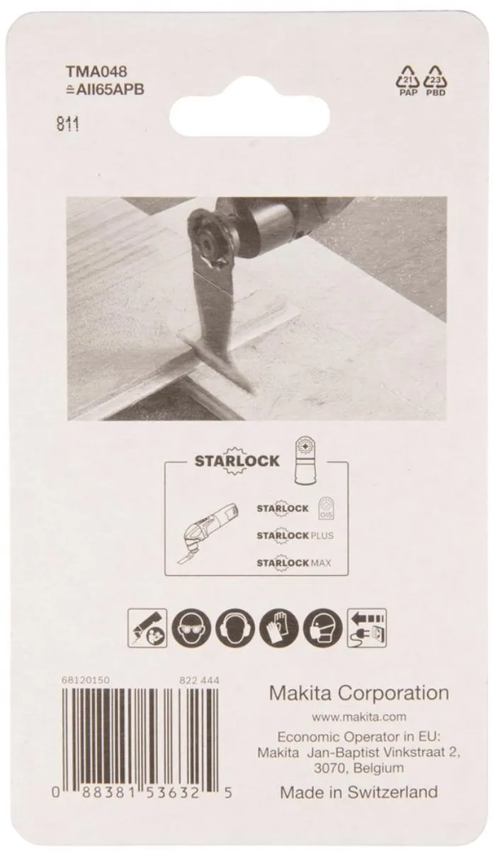 Makita TMA048 Invalzaagblad 65mm Hout & Spijkers