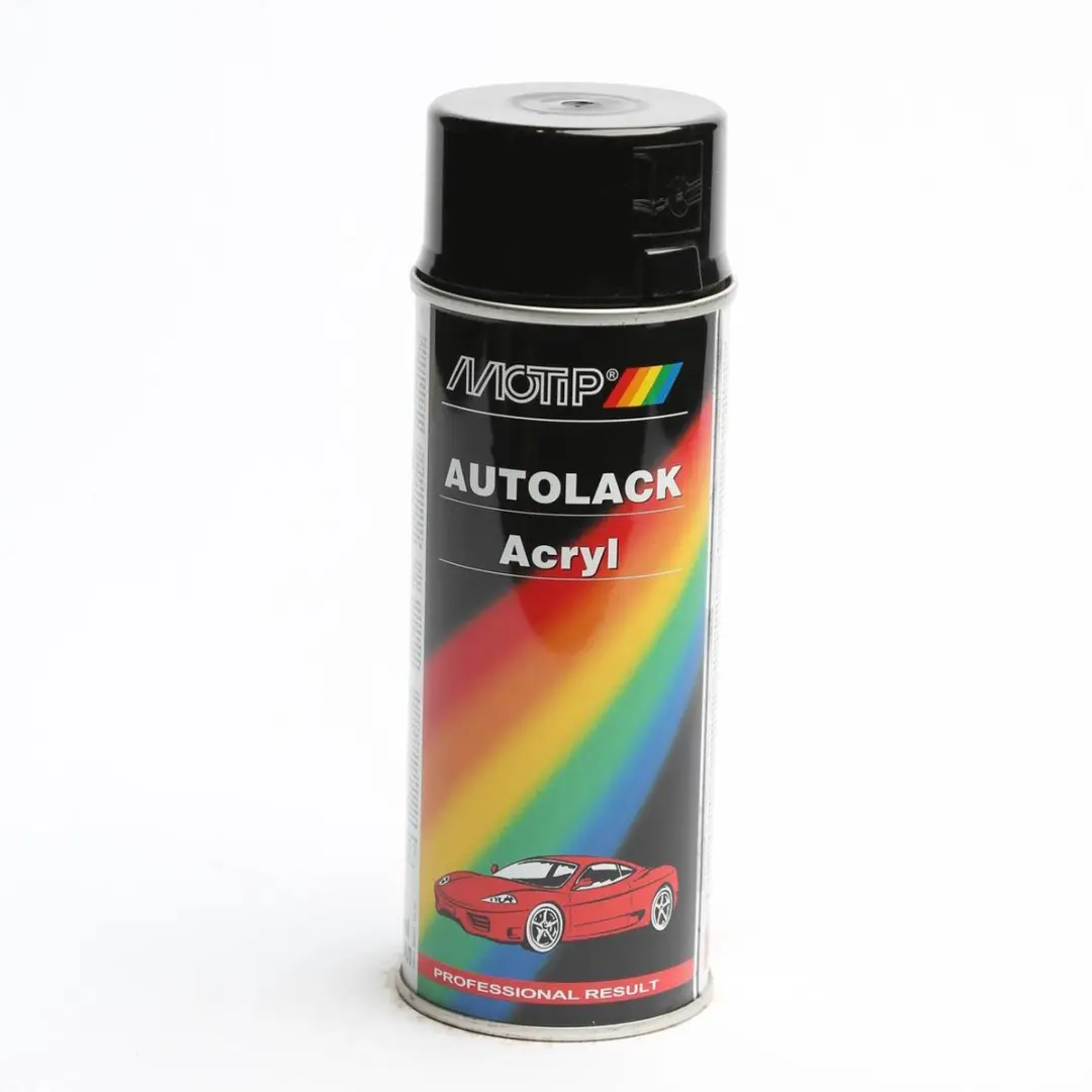 Motip Autolak Spuitbus Zwart 400ml