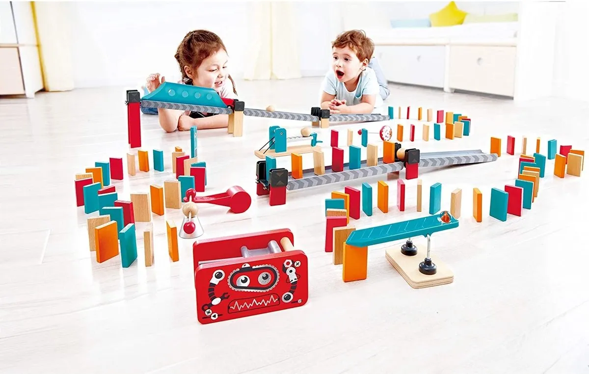 Hape Roboterfabrik Domino - afbeelding 6 van 6