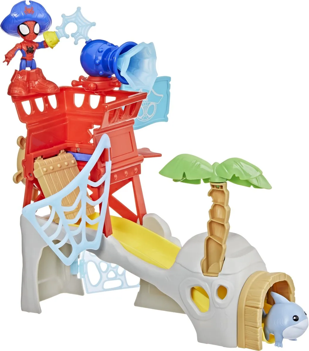 Hasbro Spider-Man Speelset Spidey Island Piratenavontuur - G06655L0 - Multicolor