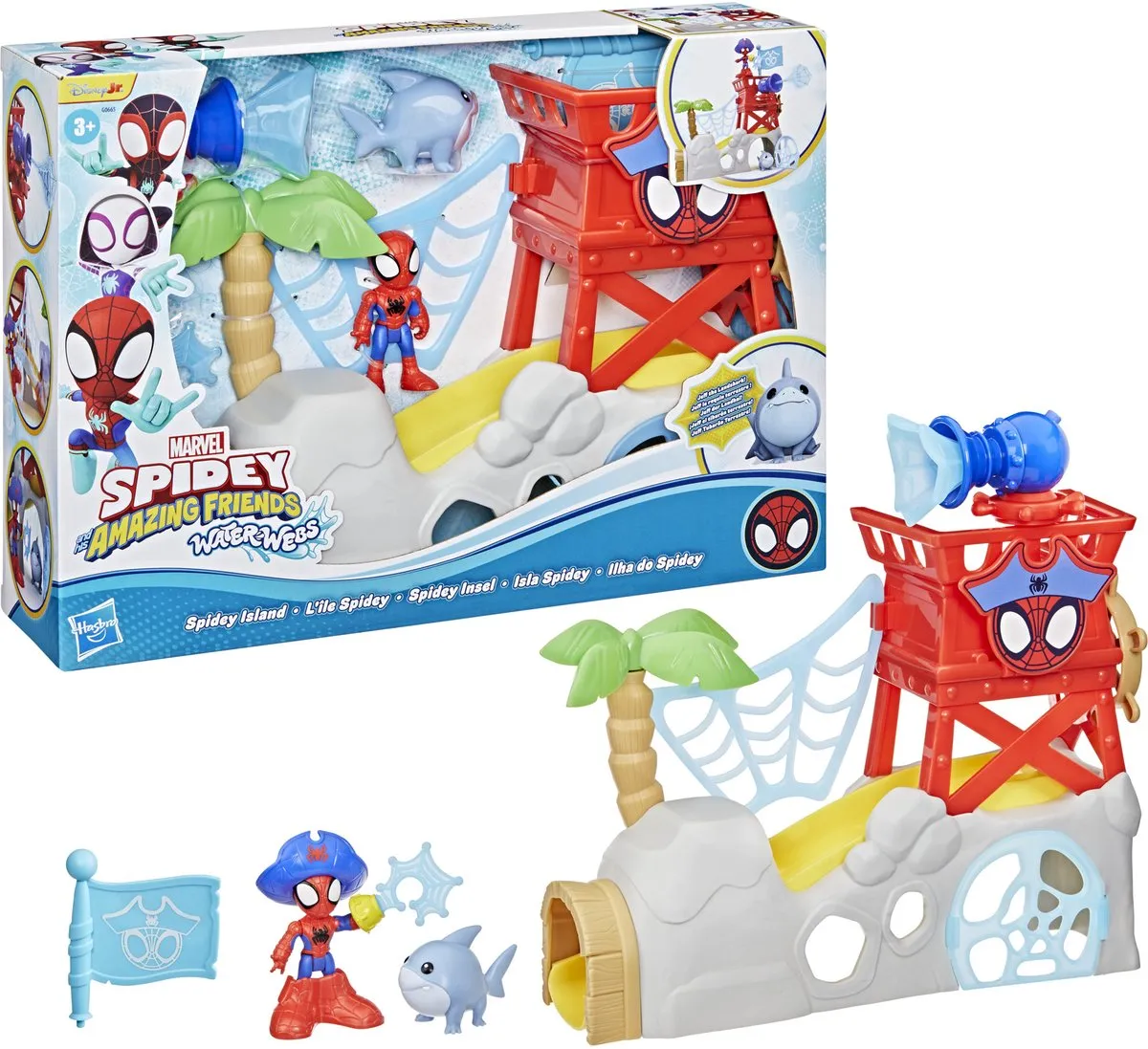 Hasbro Spider-Man Speelset Spidey Island Piratenavontuur