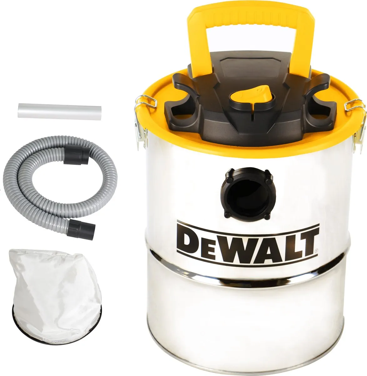 DeWalt DXV15A Stofzuiger 20L - 600W - Roestvrij staal