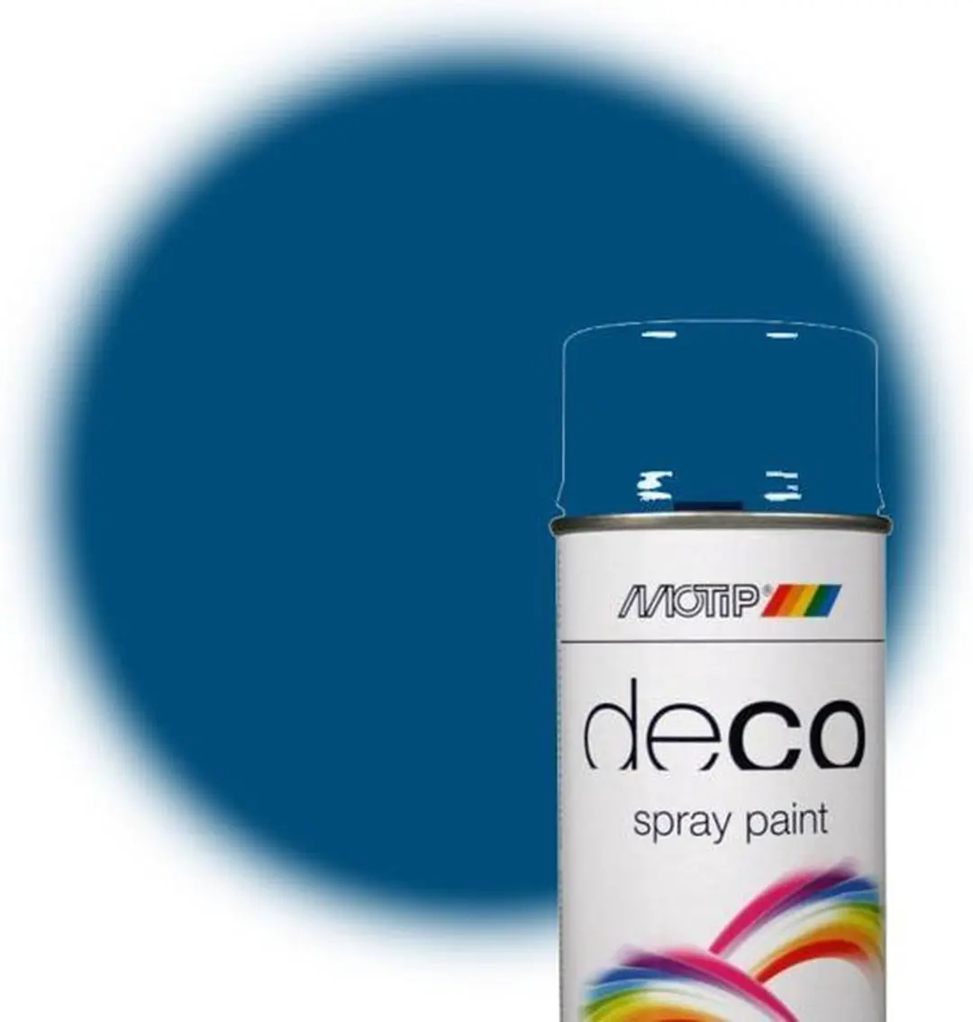 Motip Deco Alkyd Hoogglanslak RAL 5010 Gentiaanblauw 400ml
