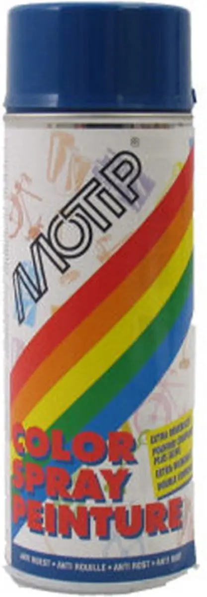 Motip Deco Alkyd Hoogglanslak RAL 5010 Gentiaanblauw 400ml