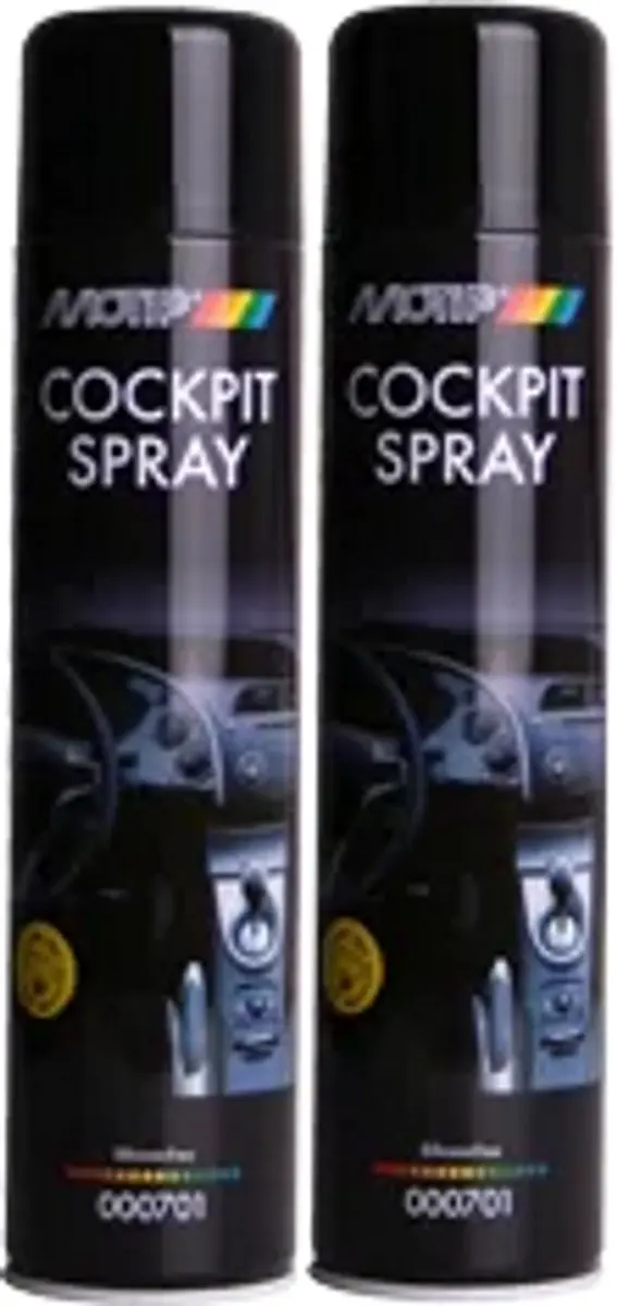 Motip Car Care Black Cockpitspray Zijdeglans 600ml