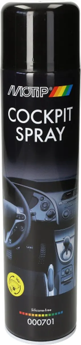 Motip Car Care Black Cockpitspray Zijdeglans 600ml