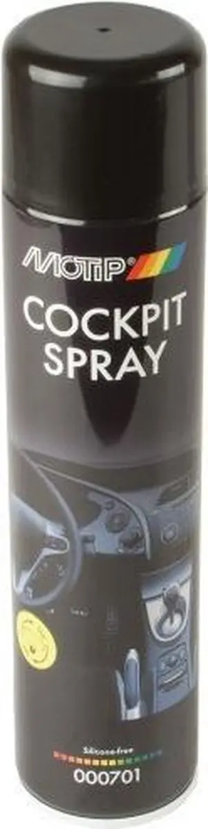 Motip Car Care Black Cockpitspray Zijdeglans 600ml