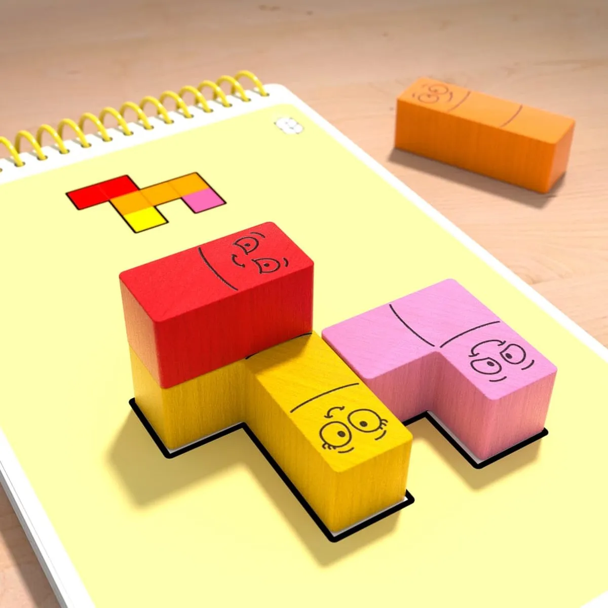 Haba Logic! GAMES Freddy & Co. Slim Solospel - Meerkleurig