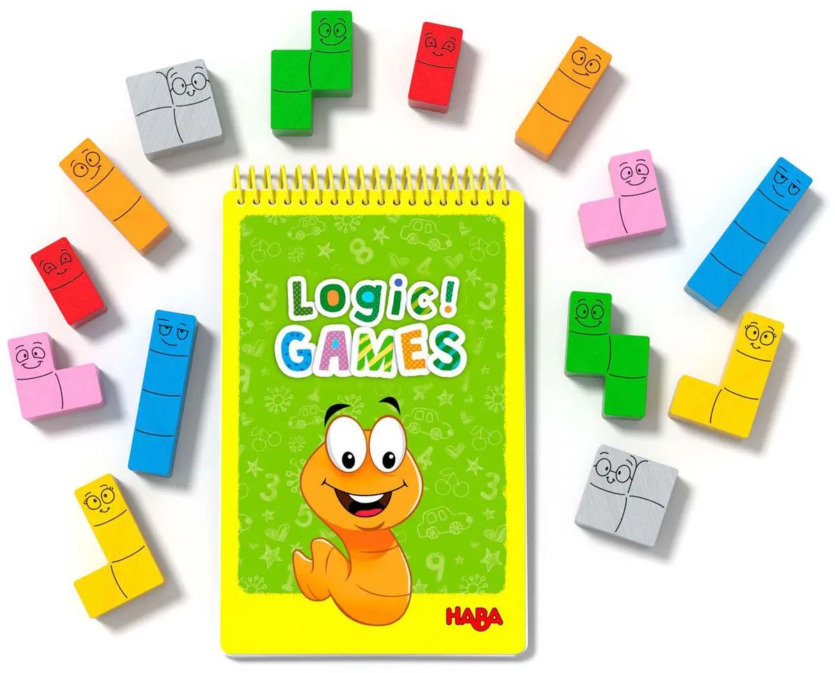 Haba Logic! GAMES Freddy & Co. Slim Solospel - Meerkleurig