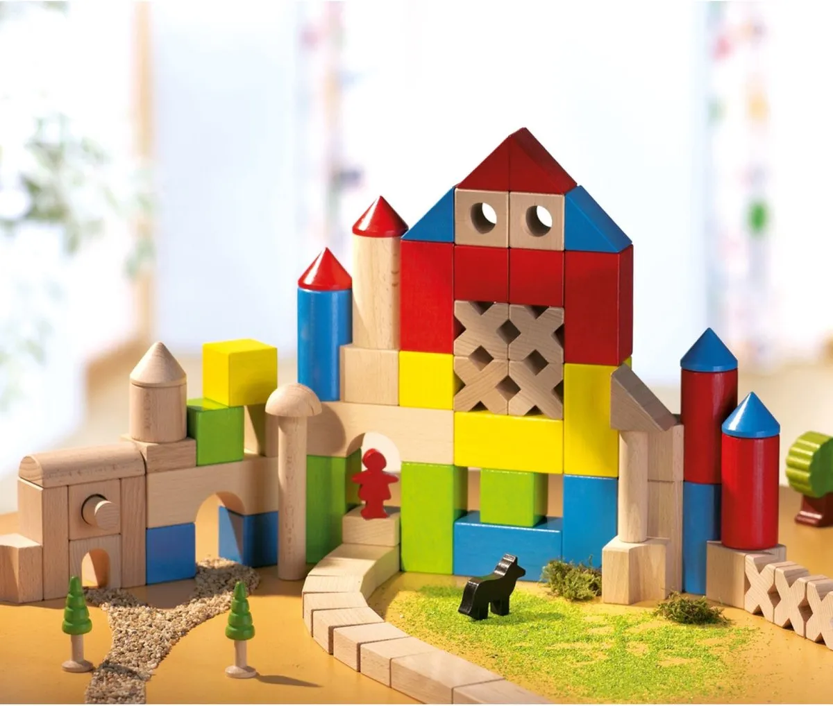Haba Gekleurde Houten Blokken 30-delig