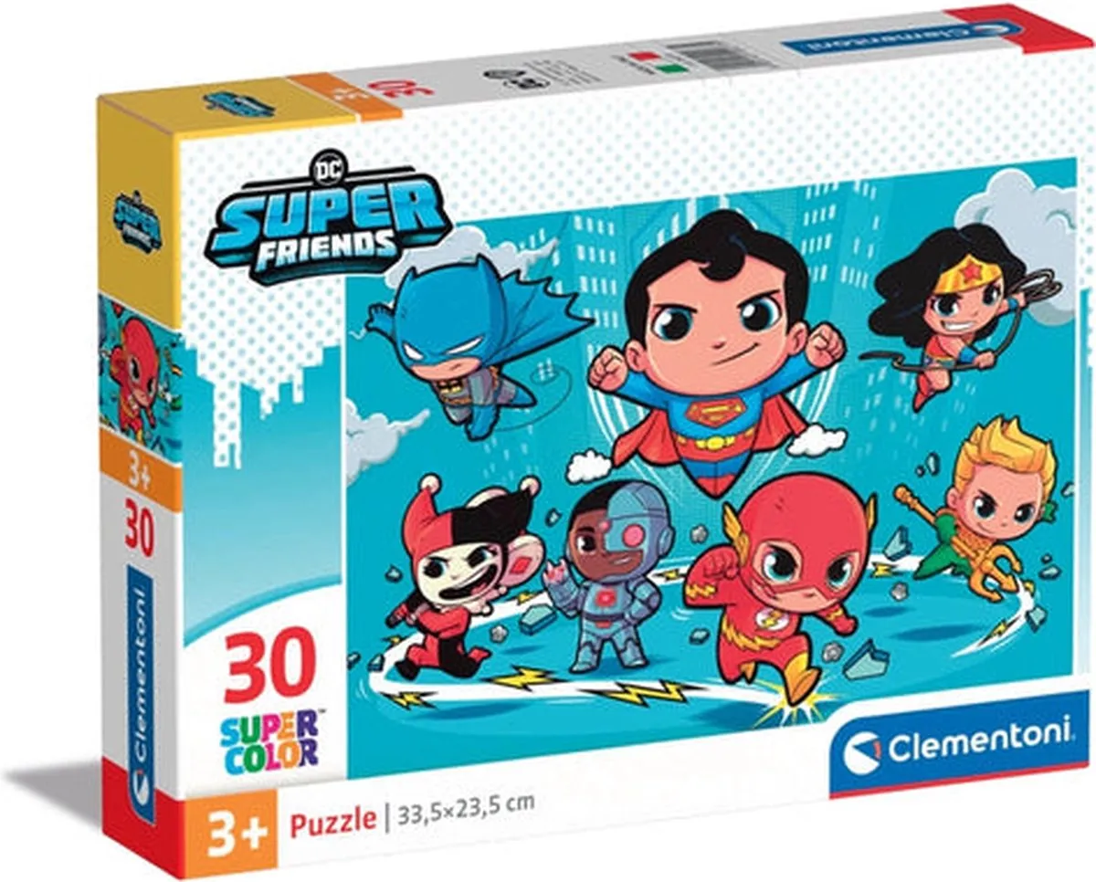 Clementoni DC Comics Superfriends Puzzel 30 Stuks