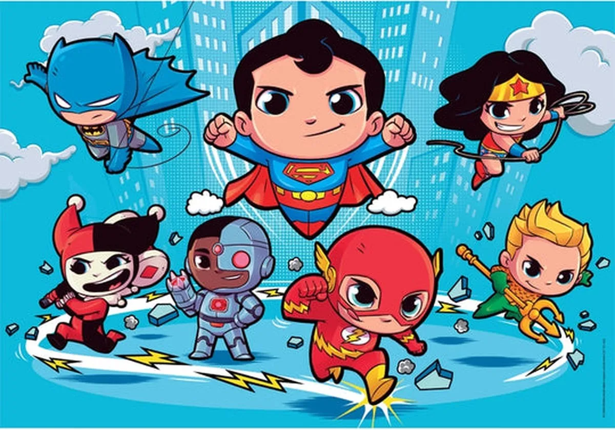 Clementoni DC Comics Superfriends Puzzel 30 Stuks - Meerkleurig