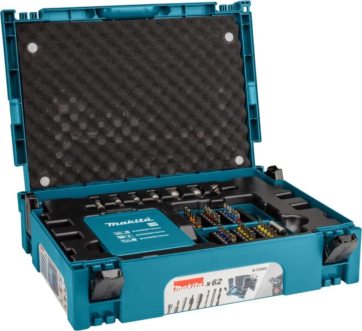 Makita B-53908 Boor- en Schroefbitset 62-delig