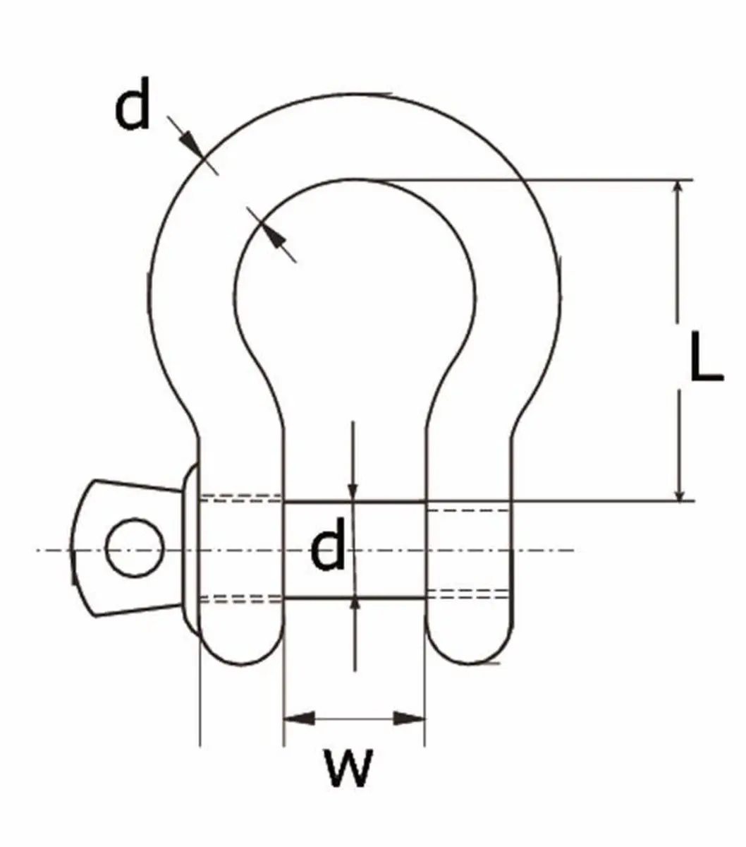 Dulimex Harpsluiting 16mm - Verzinkt