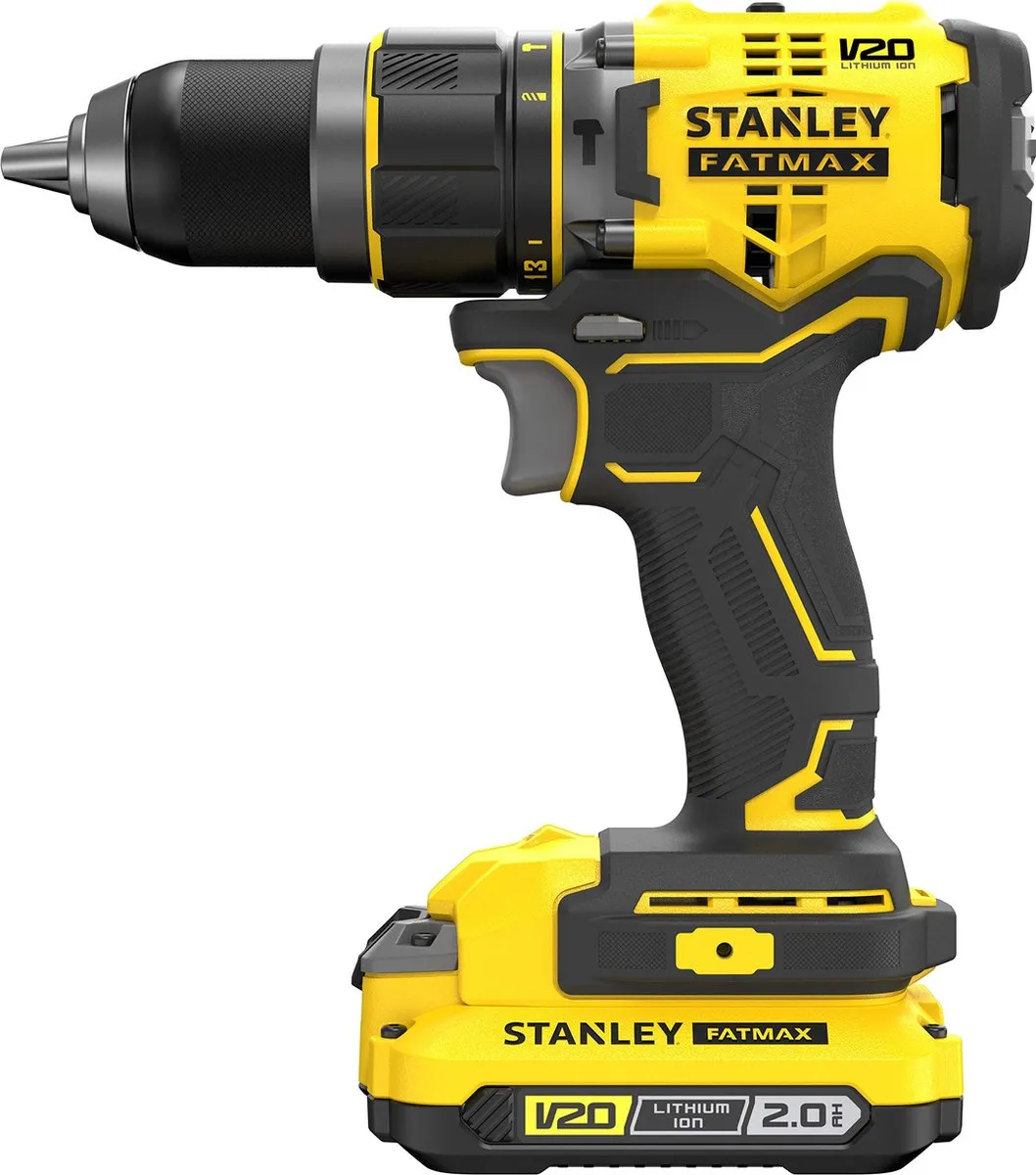 Stanley FATMAX V20 SFMCD721D2K Klopboormachine - 18V - 2x Accu