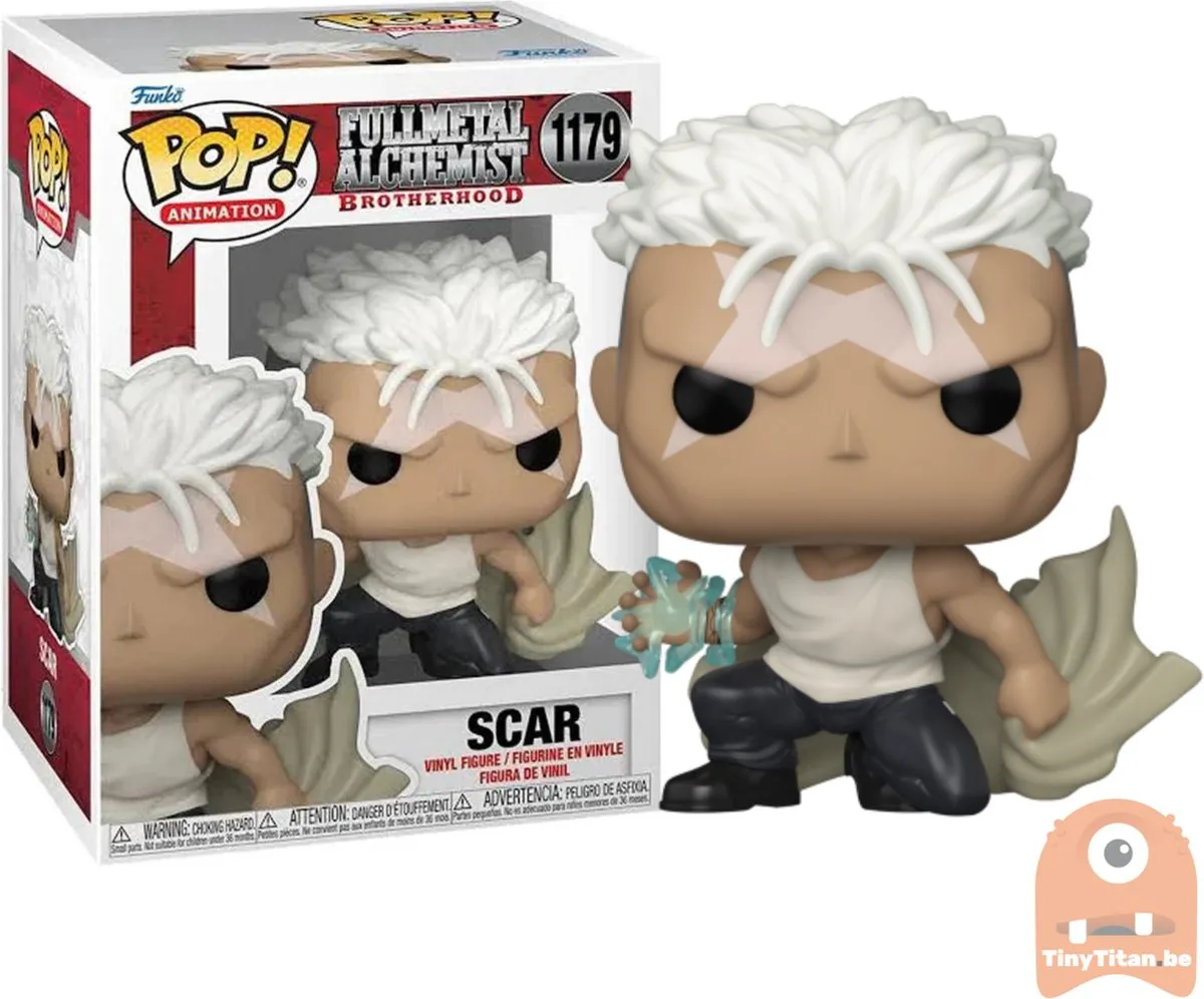 Funko POP! Fullmetal Alchemist Scar - 9cm - Multicolours