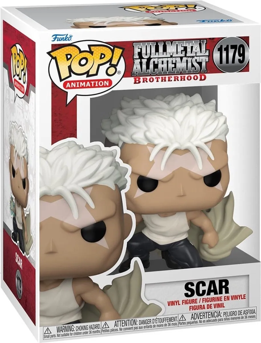 Funko POP! Fullmetal Alchemist Scar - 9cm - Multicolours