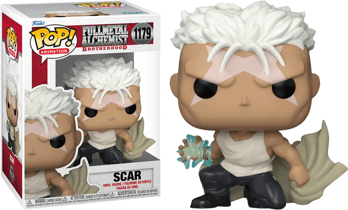 Funko POP! Fullmetal Alchemist Scar - 9cm - Multicolours