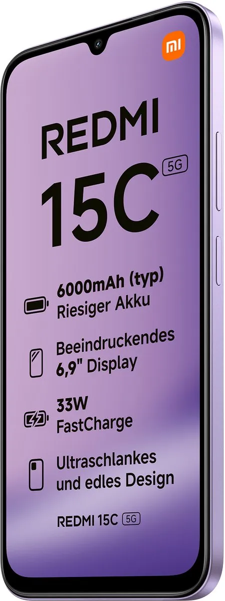 Xiaomi Redmi 15C 5G - 4GB/128GB - Paars