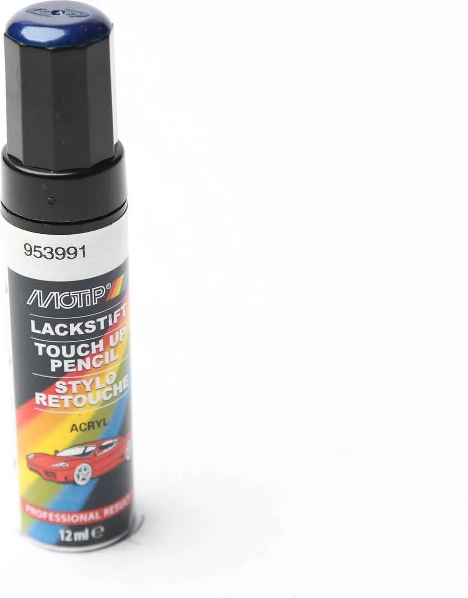 Motip Auto Lakstift Blauw Metallic 12ml