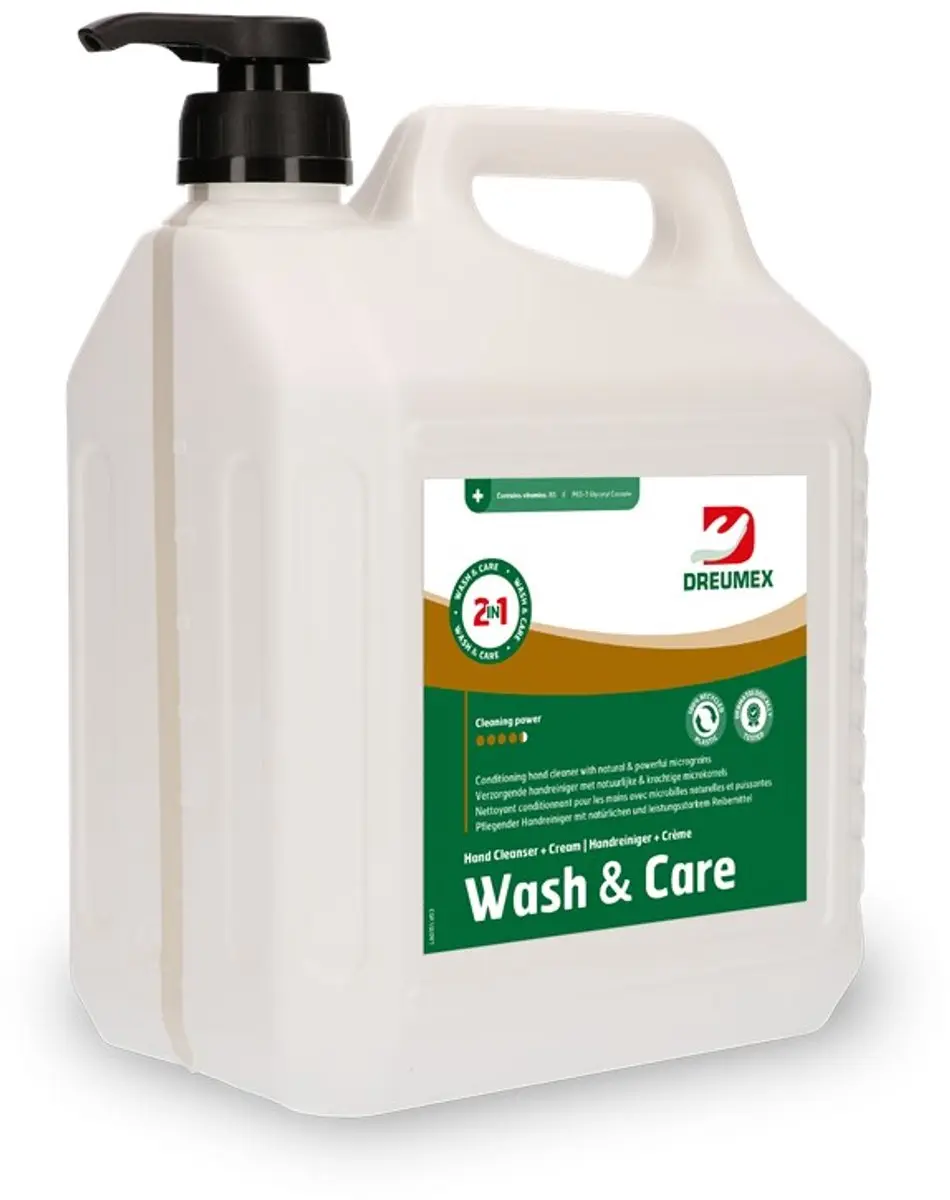Dreumex Wash & Care Handreiniger 3L - Meerkleurig