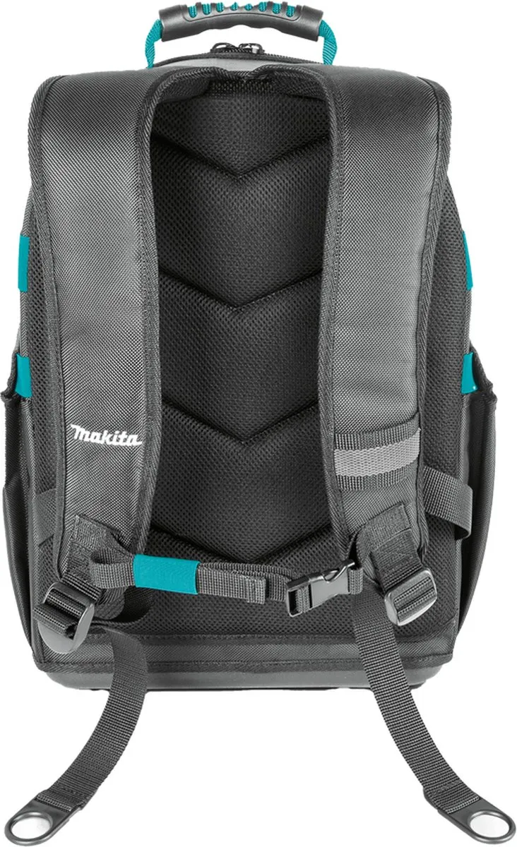 Makita E-15481 Gereedschapsrugzak - 50 Stuks - Zwart/Grijs/Blauwgroen