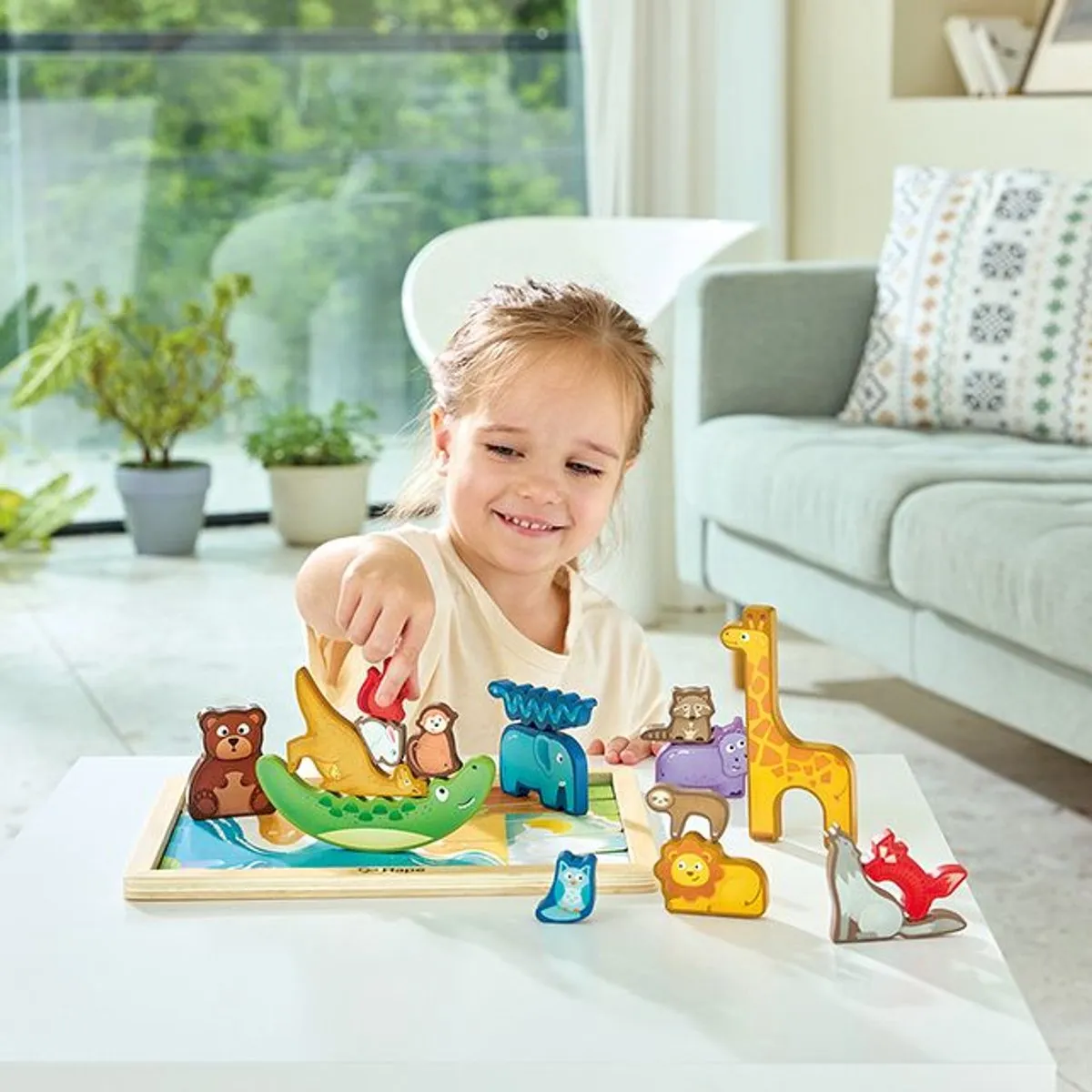 Hape Dierenrijk Puzzel 1000 Stuks - Multicolor