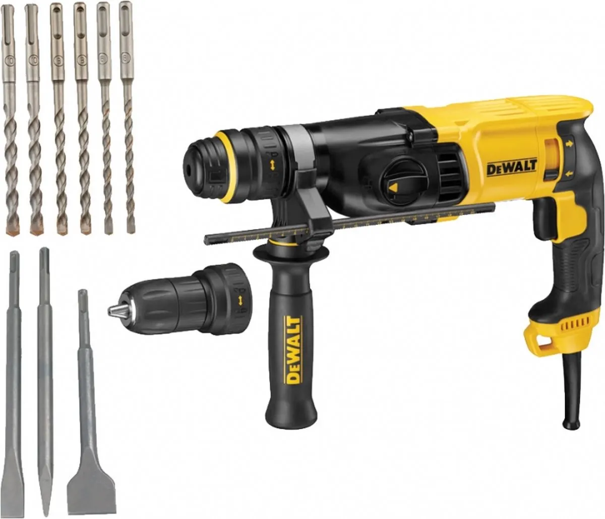 DeWalt D25134KP SDS-plus Combihamer 800W - 26mm Beton