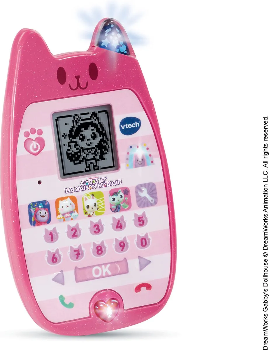VTech Gabby Smartphone - Roze - 3x AAA