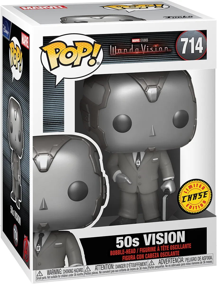 Funko Pop! Vision (50s) Wandavision Figuur - 9cm - Multi