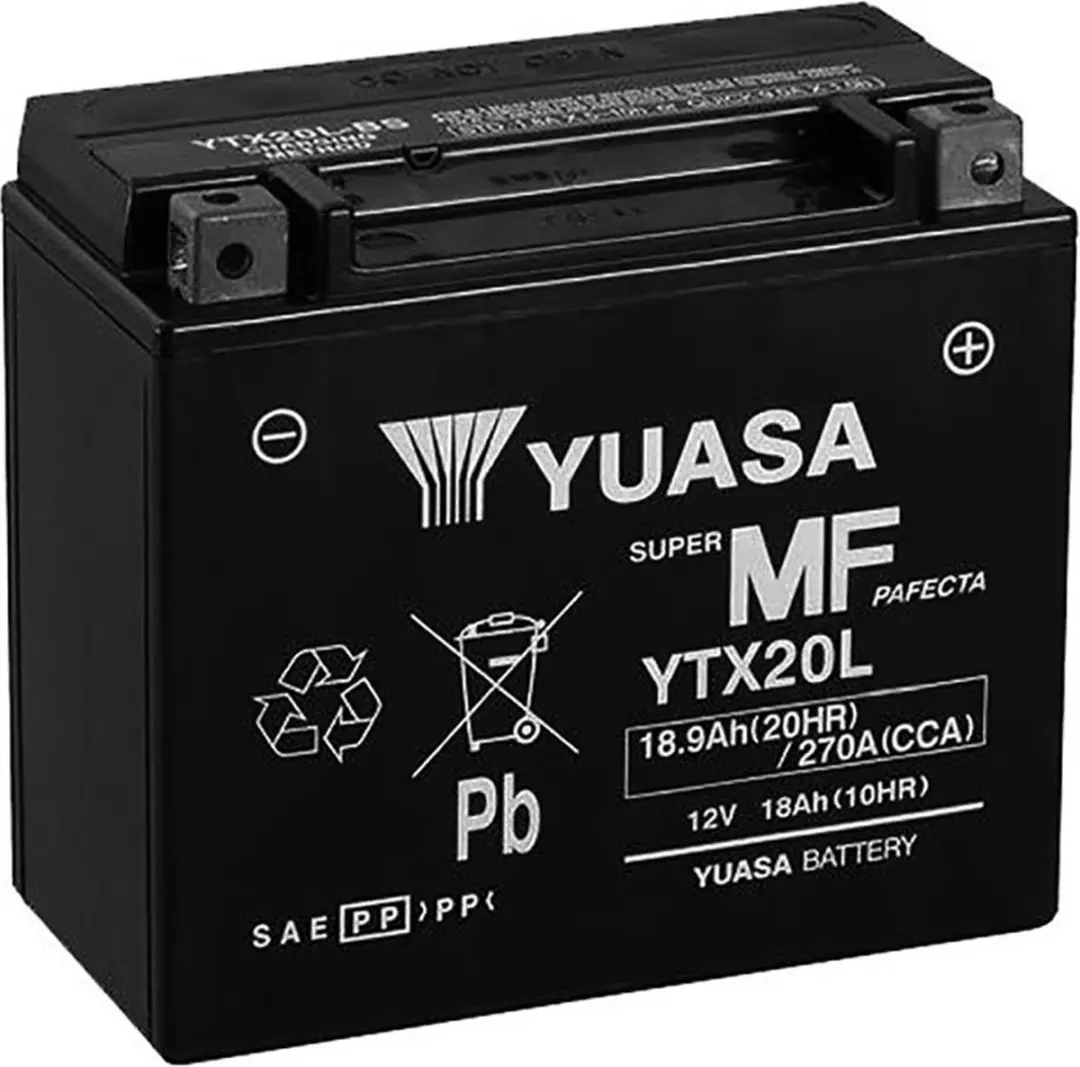 Yuasa YTX20L FA Accu - 12V
