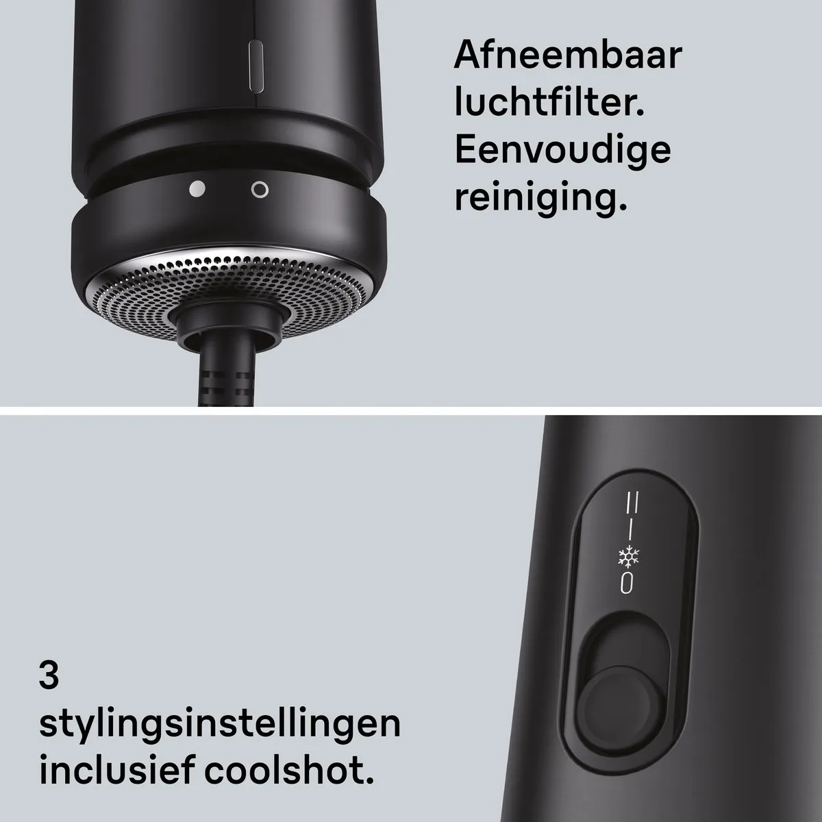 Braun AS4.2 BRAS420E Föhnborstel 1000W - Zwart - afbeelding 6 van 6