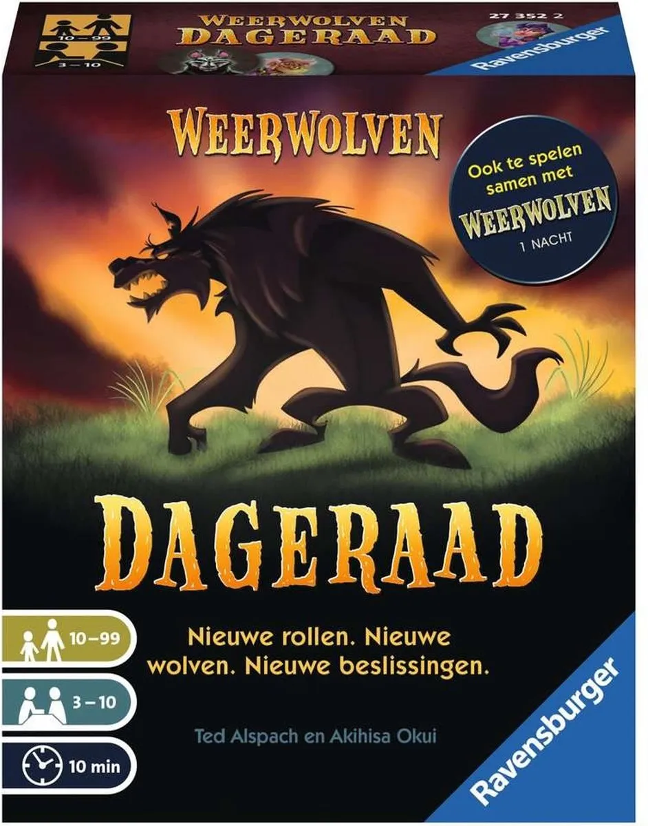 Ravensburger Weerwolven Dageraad - 3-10 Spelers