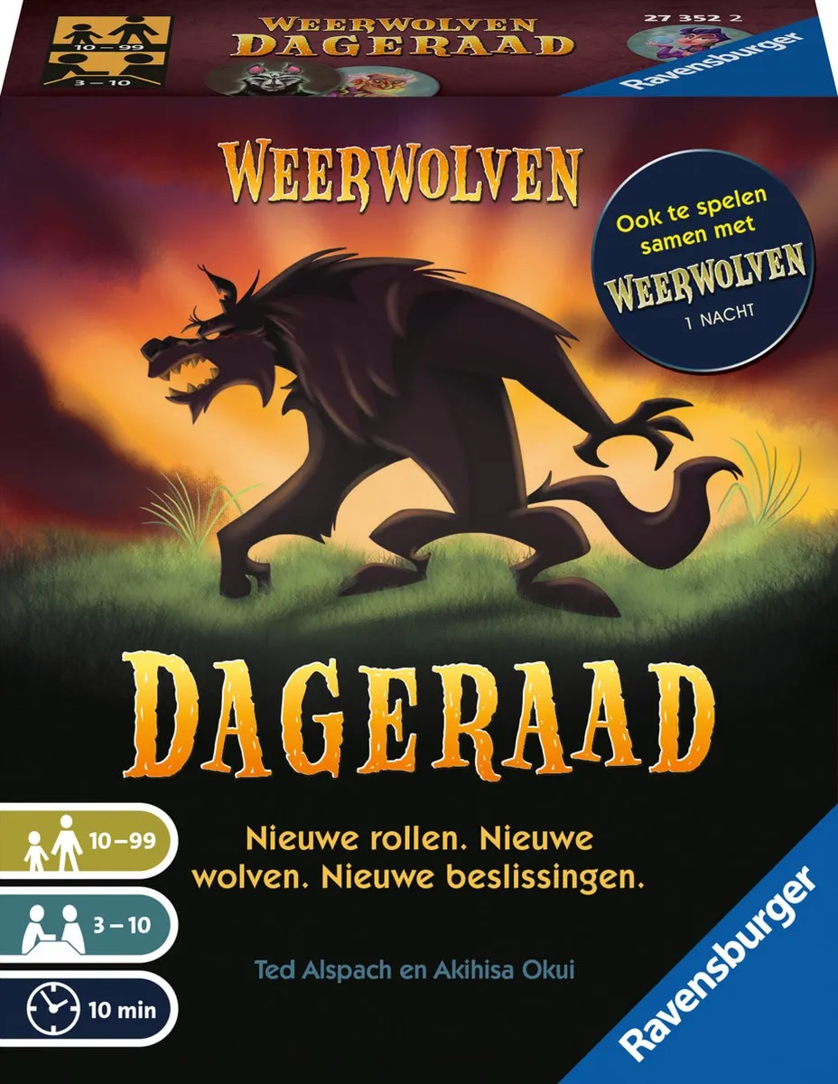 Ravensburger Weerwolven Dageraad - 3-10 Spelers