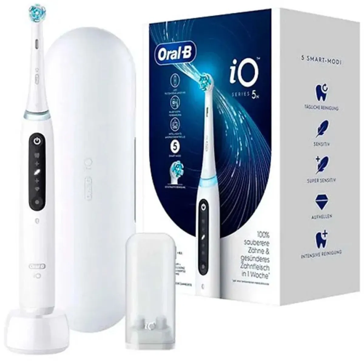 Oral-B iO Series 5 Tandenborstel - 5 Snelheden - Zwart/Wit