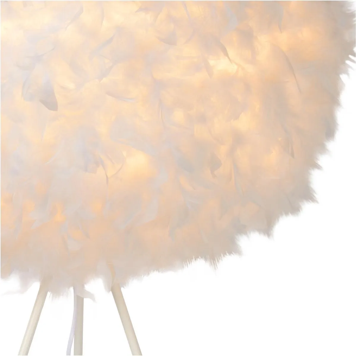 Lucide Goosy Soft Vloerlamp Ø50cm - 1xE27 - Wit