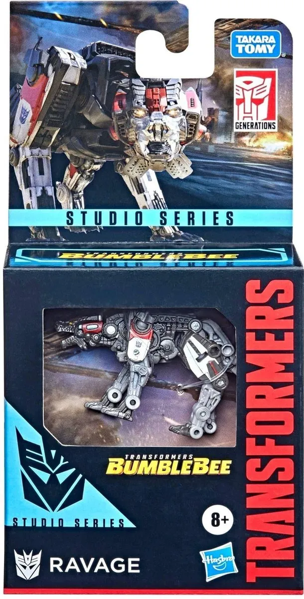 Hasbro Transformers Studio Series Ravage F31385X0 Mini Figuur - Multi - afbeelding 6 van 6