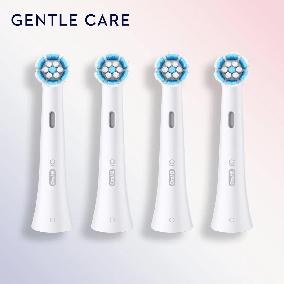 Oral-B IO Buis Care Opzetborstels 4 Stuks - Wit