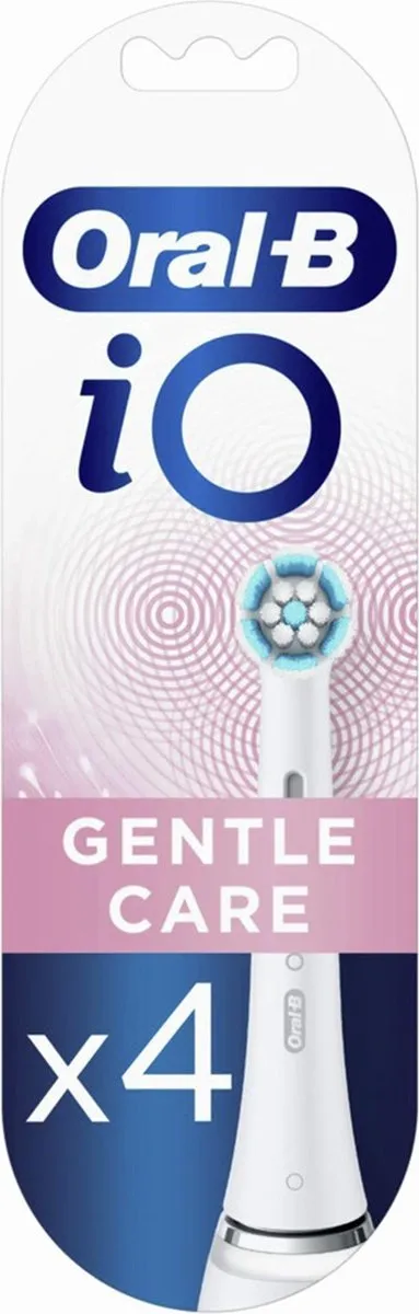 Oral-B IO Buis Care Opzetborstels 4 Stuks - Wit